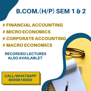 B.COM (H/P) SEM-1&2 Courses Details Image