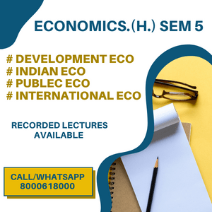 Economic. (H) SEM-5 Course Details Image