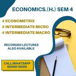 Economic. (H) SEM-4 Course Details Image